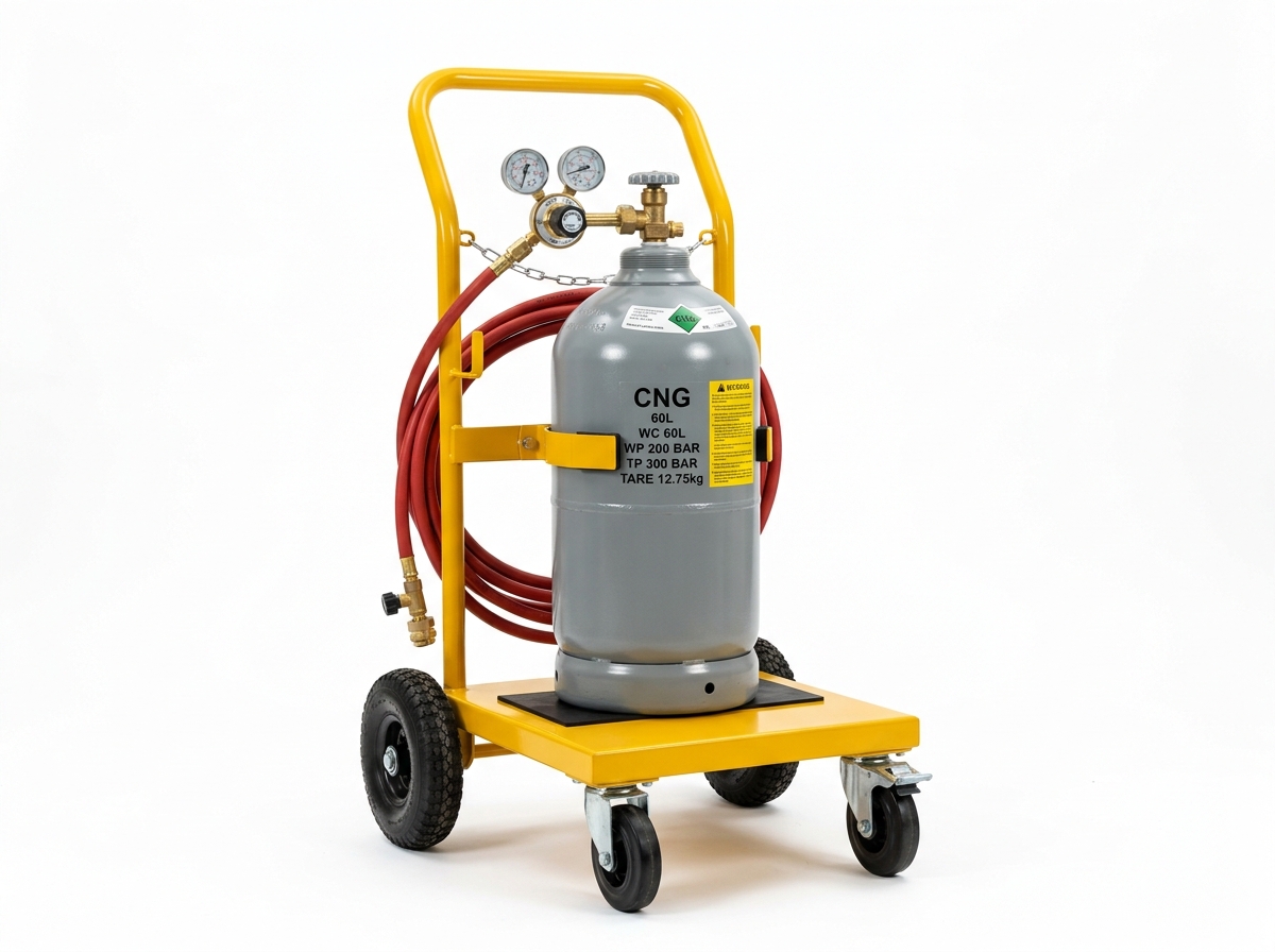 Mobile CNG Trolley Storage System